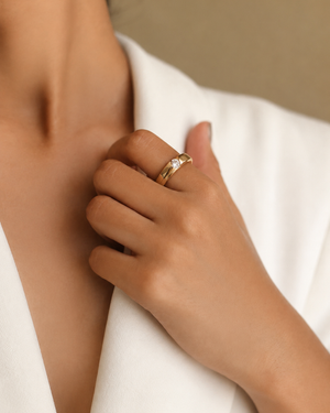 Classic Gold Solitaire Ring