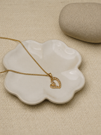 Swan-Inspired Heart Pendant Necklace
