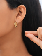 Golden Butterfly Elegance Earrings