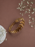Rose Gold Leaf Design Bracelet for Women