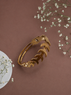 Rose Gold Leaf Design Bracelet for Women