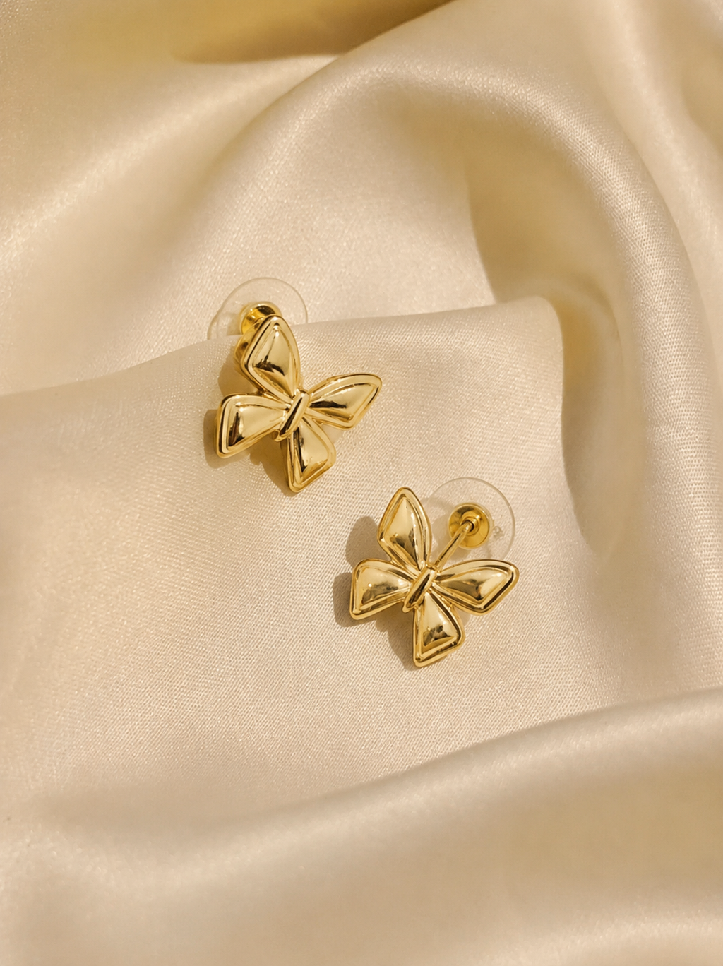 Golden Butterfly Elegance Earrings